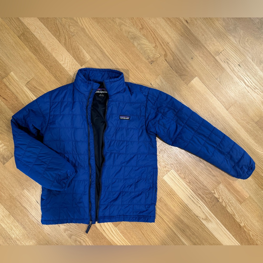 Patagonia Blue Nano Puffer Jacket Quilted Insulated